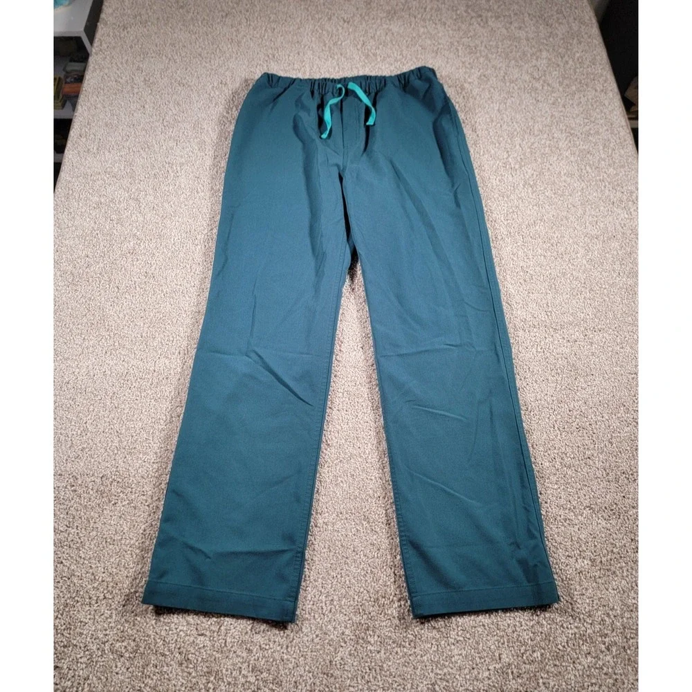 FIGS Men's Pisco™ Basic Scrub Pants Teal Technical Collection FM4500 Large Nurse